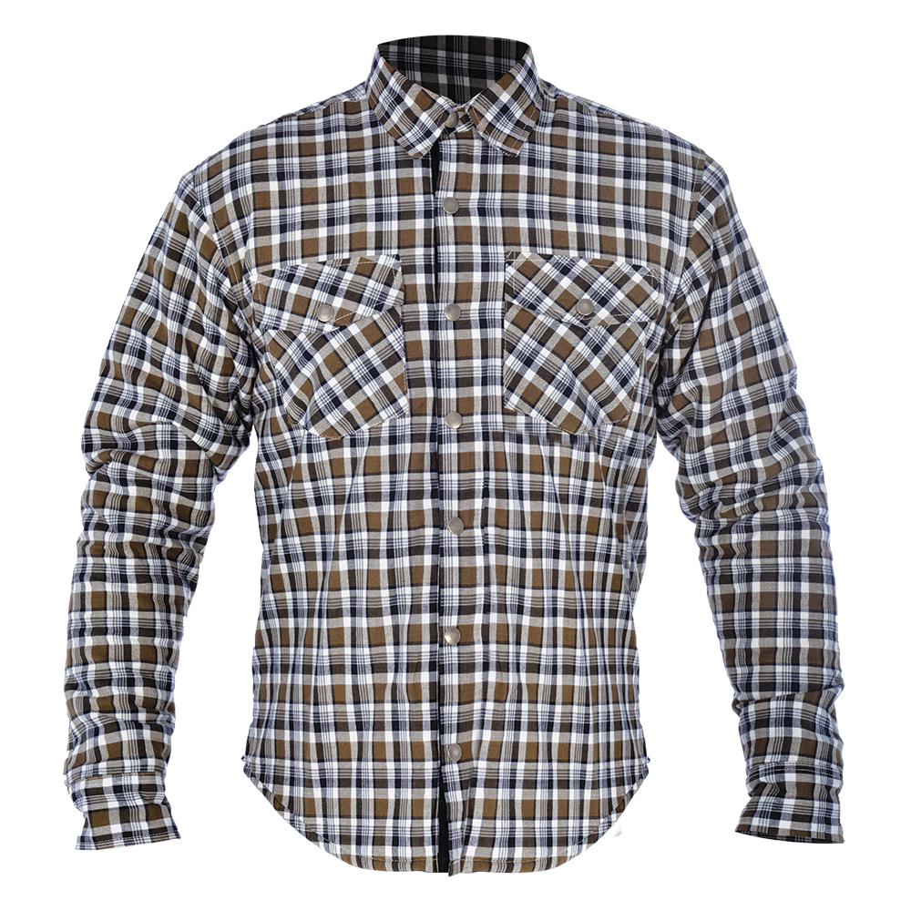 Kickback Shirt Checker Kha/Wht